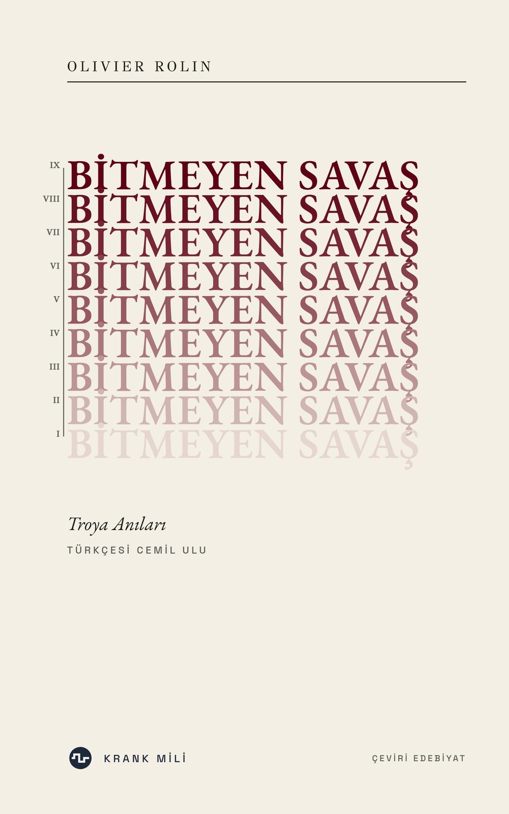 Bitmeyen Savaş — kapak